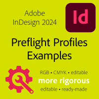 Adobe InDesign 2024 preflight profiles