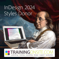 Adobe InDesign 2024 style starter document