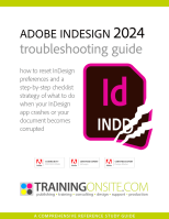 Adobe InDesign 2024 troubleshooting how-to guide