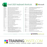 Microsoft Excel Keyboard Shortcuts