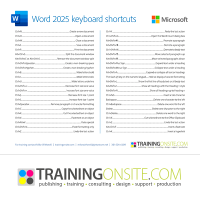 Microsoft Word Office 365 Keyboard Shortcuts