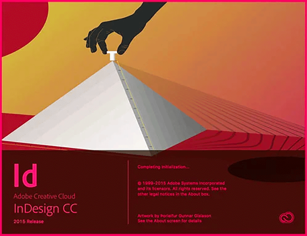 Adobe InDesign CC 2015 version 11.2 splash screen 2015 Adobe InDesign CC 2015 version 11.2 splash screen 2015