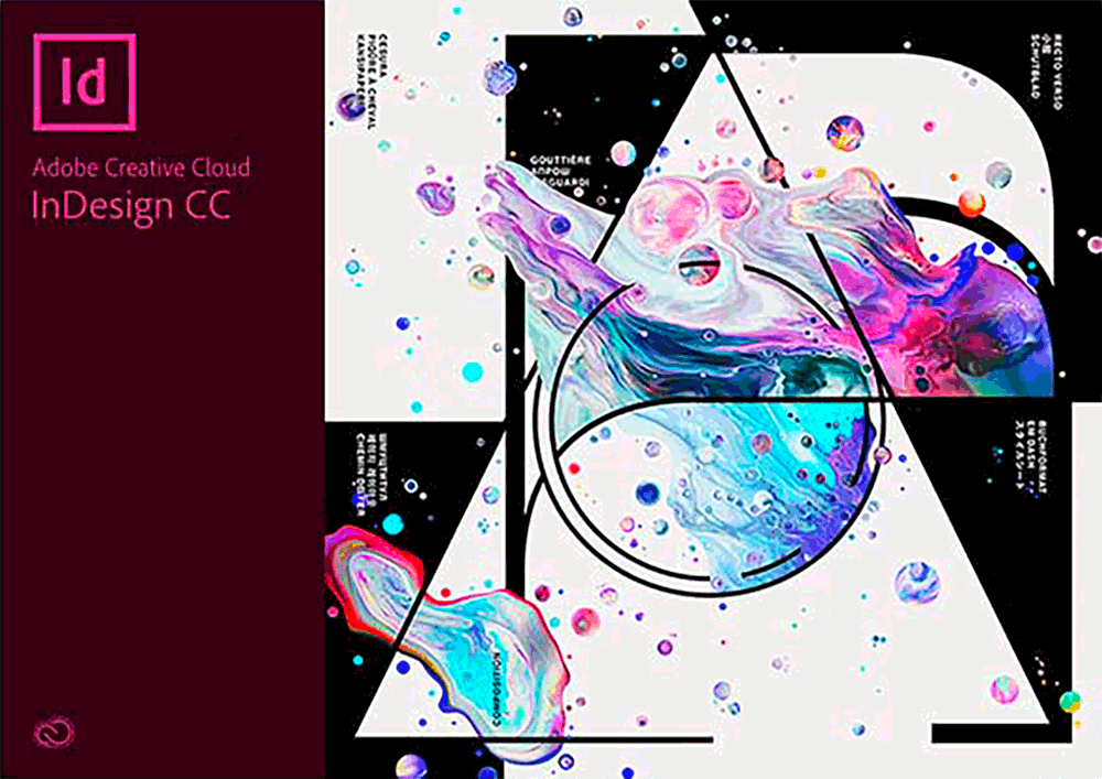Adobe InDesign CC 2018 version 13.0 splash screen 2017