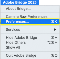 Adobe Bridge scripts