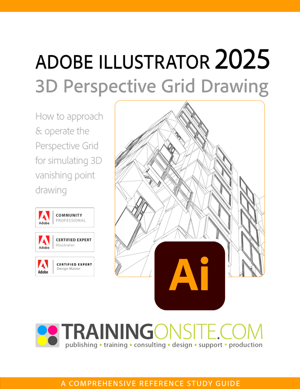 Illustrator 2025 perspective grid drawing