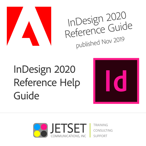 Adobe InDesign 2020 Reference Help Guide