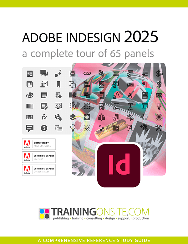 Adobe InDesign 2025 tour of the 60 panels